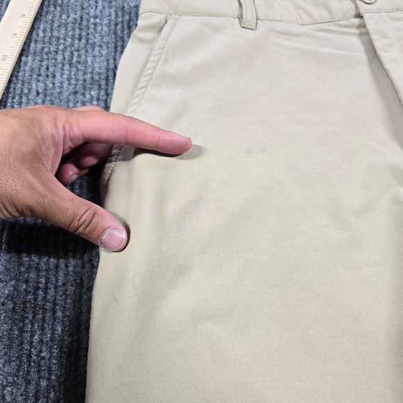 Johnston Murphy‎ XC4 Golf Pants Mens 32 Beige Performance Stretch Khaki 33x28 - Picture 11 of 12
